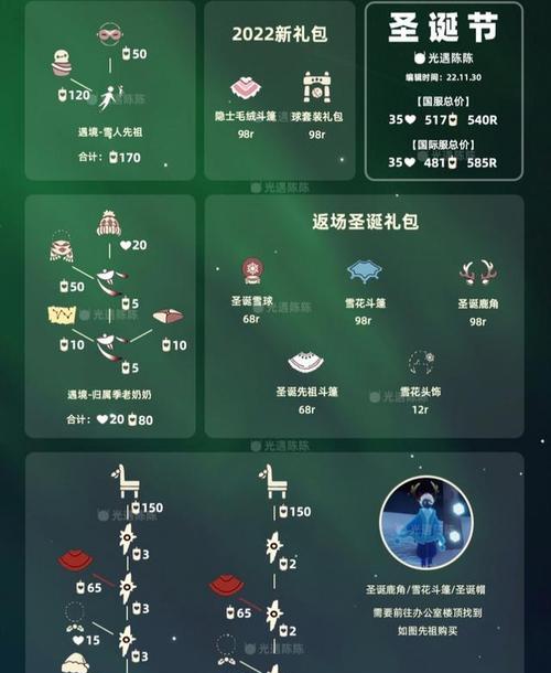 《光遇三周年兑换图2023最新一览》（玩转游戏，尽享福利！）
