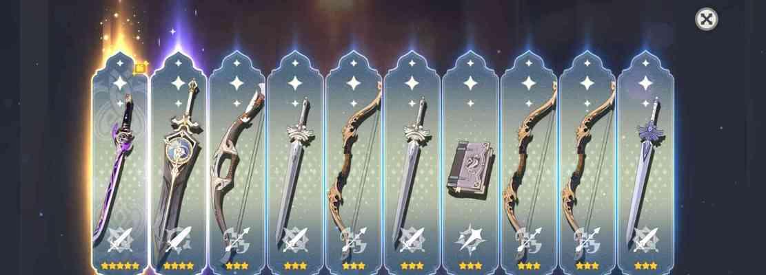原神34武器卡池一览（武器卡池详解，助你顺利获得心仪武器！）