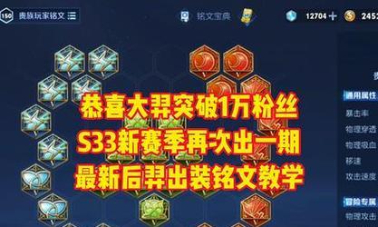《后羿出装铭文详细介绍攻略》（无敌射手后羿的装备和铭文选择攻略）
